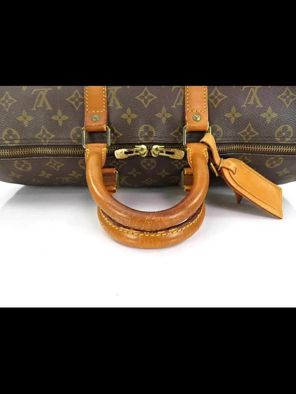 Louis Vuitton Brown Monogram Keepall Duffel Bag